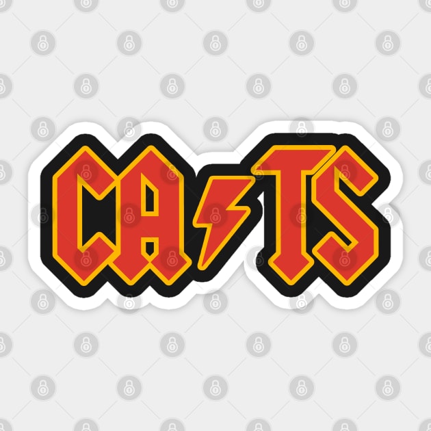 CATS Sticker by darklordpug